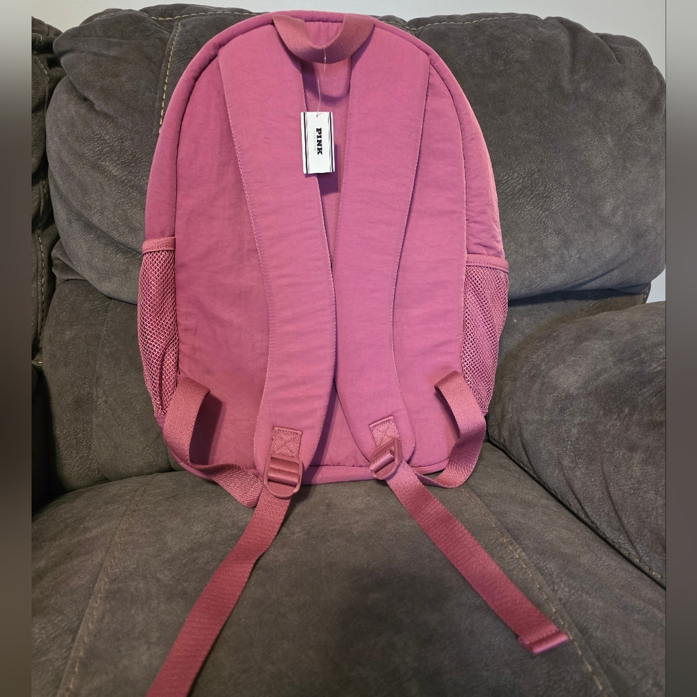 PINK Quilted Puffer Backpack - Picture 12 of 12